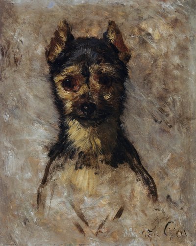 Cabeza de perro de Filippo Palizzi