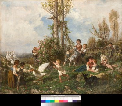 Primavera (Primavera) Pintura de Filippo Palizzi (1818-1899) 1868 Colección particular de Filippo Palizzi