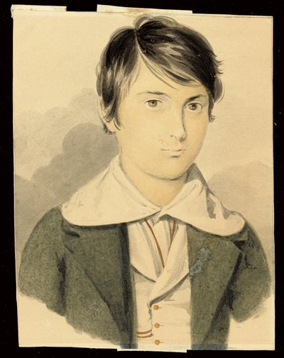 Un retrato de Dante Gabriel Rossetti de Filippo Pistrucci