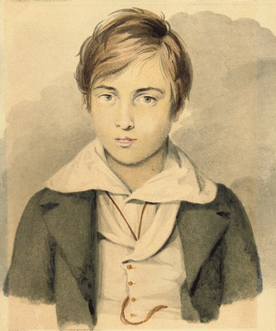 Un retrato de William Michael Rossetti de Filippo Pistrucci