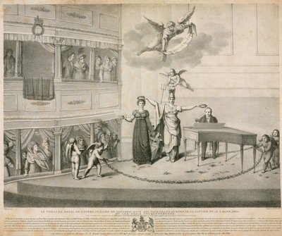 Teatro de Su Majestad; Casa de la Ópera Italiana, Londres de Filippo Pistrucci