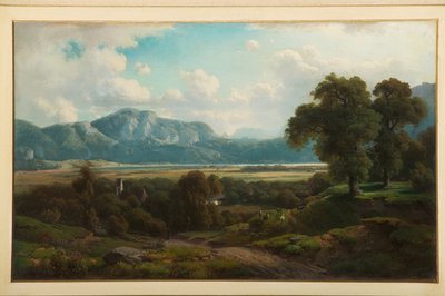 Paisaje arcaico (óleo sobre tabla) de Filippo Reggiani