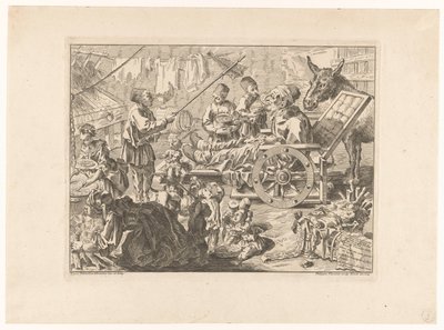 Pulcinella en silla de ruedas de Filippo Vasconi
