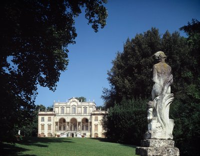Vista de Villa Mansi de Filippo or Juvara Juvarra