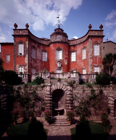 Vista del palacio de verano de Filippo or Juvara Juvarra