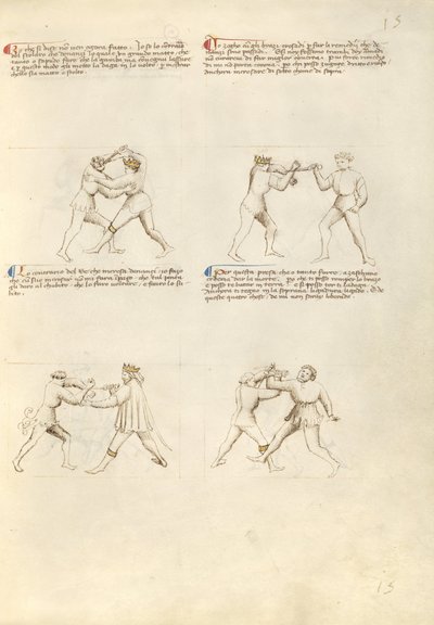 Combate con Daga de Fiore Furlan dei Liberi da Premariacco