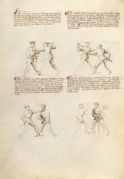 Combate con daga y espada de Fiore Furlan dei Liberi da Premariacco