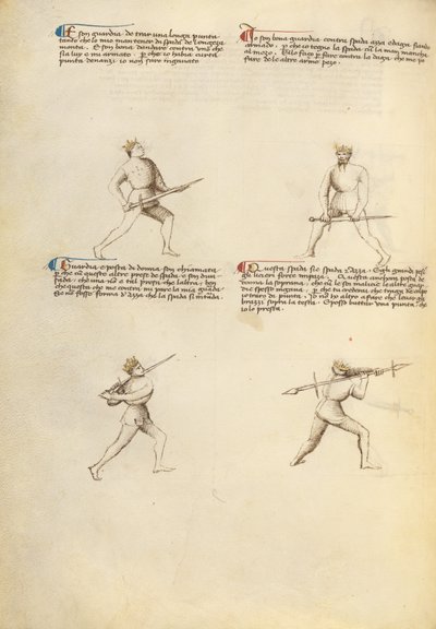 Combate con espada de Fiore Furlan dei Liberi da Premariacco