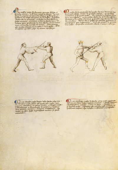 Combate con Espada de Fiore Furlan dei Liberi da Premariacco