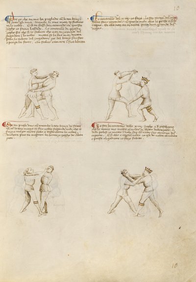 Combate sin armas de Fiore Furlan dei Liberi da Premariacco