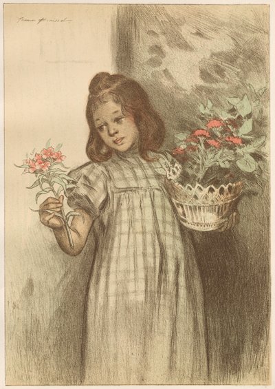 Bouquetière, publicado en 1899 de Firmin Bouisset
