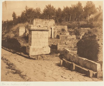 Calle de las Tumbas, Pompeya de Firmin Eugène Le Dien