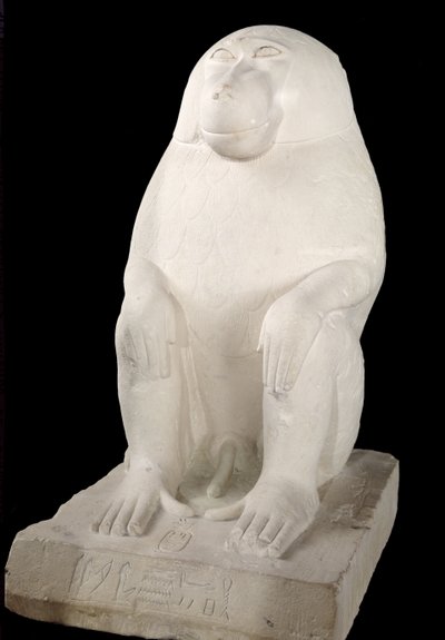 Babuino, Reino Medio, posiblemente VII Dinastía de First Intermediate Period Egyptian