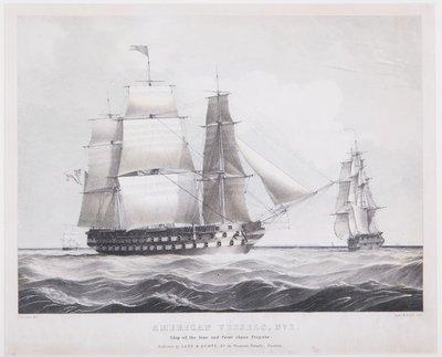 Buques Americanos No. 1, c.1845 de Fitz Henry (after) Lane