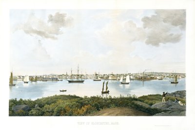 Vista de Gloucester, Mass. de Fitz Henry (attr.to) Lane