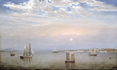 Puerto y ciudad de Castine, 1851 de Fitz Henry Lane