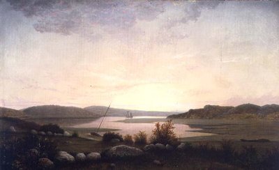 Arroyo cerca de Gloucester, Massachusetts de Fitz Henry Lane