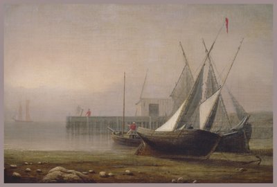 Barcos de Pesca en Marea Baja de Fitz Henry Lane