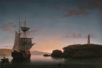 Faro en Camden, Maine de Fitz Henry Lane