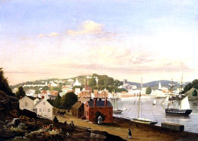 Vista de Norwich, Connecticut, EE.UU., 1849 de Fitz Henry Lane