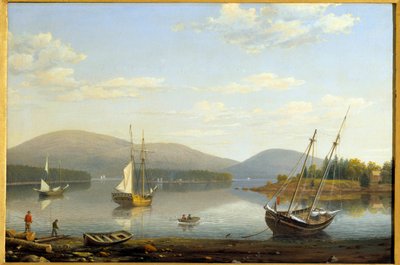 Vista del puerto de Somes en Maine, Estados Unidos de Fitz Henry Lane