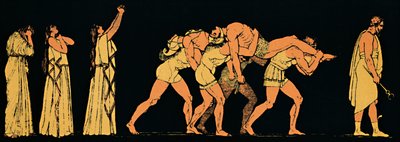 Los hermanos muertos, 1880 de Flaxman