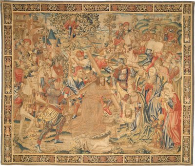 La Procesión al Calvario de Flemish 16th Century