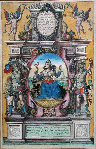 Alegoría de la ciudad de Amberes de Flemish School