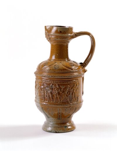 Jarra de cerveza, hecha en Raeren, Bélgica, c.1580-1600 de Flemish School