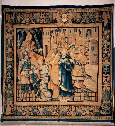 Tesoro del museo de Conques (Le Trésor de Conques). Tapiz flamenco. Historia de Santa Foy. siglo 16 (?). de Flemish School