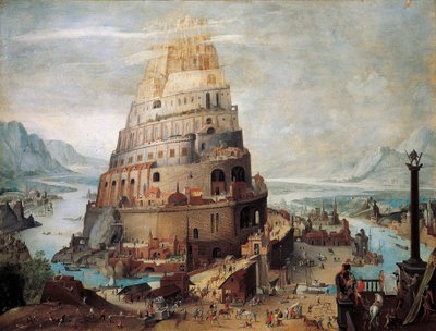 Construcción de la Torre de Babel de Flemish School