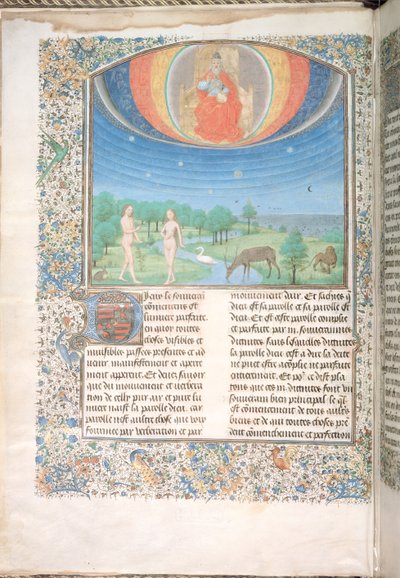 Paraíso Terrenal, de un Libro sobre las Siete Edades del Mundo de Flemish School