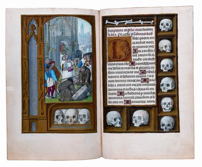 Folios del Libro de Horas Rothschild, Gante o Brujas, c.1505 de Flemish School