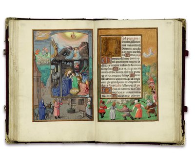 Folios del Libro de Horas Rothschild, Gante o Brujas, c.1505 de Flemish School