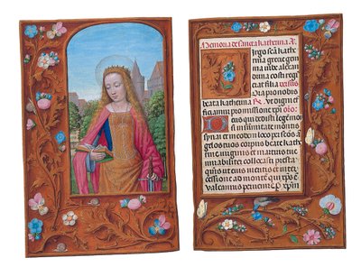 Folios del libro de horas de Rothschild, Gante o Brujas, c.1505 de Flemish School