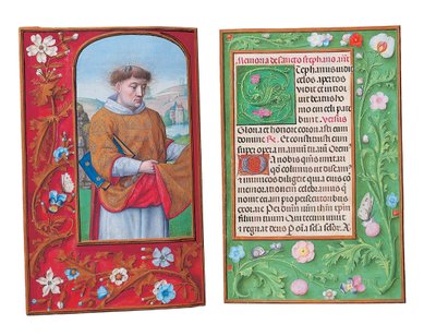 Folios del Libro de Horas de Rothschild, Gante o Brujas, c.1505 de Flemish School