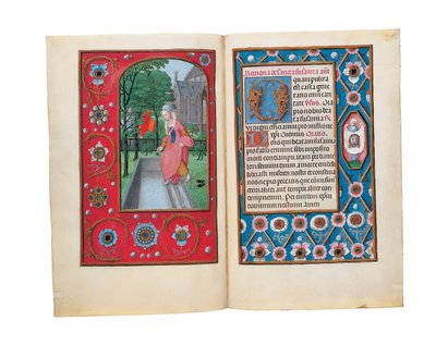 Folios del Libro de Horas de Rothschild, Gante o Brujas, c.1505 de Flemish School