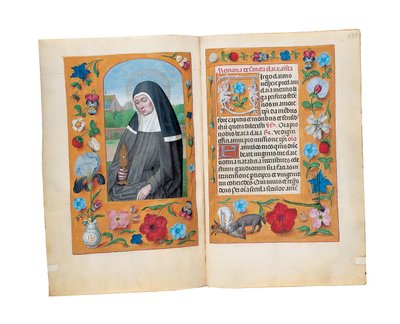 Folios del Libro de Horas de Rothschild, Gante o Brujas, c.1505 de Flemish School