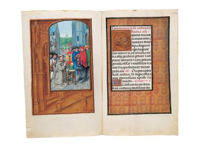 Folios del Libro de Horas de Rothschild, Gante o Brujas de Flemish School