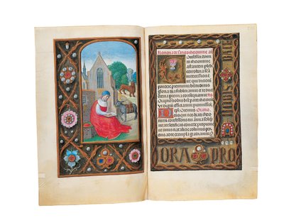 Folios del Libro de Horas de Rothschild, Gante o Brujas de Flemish School