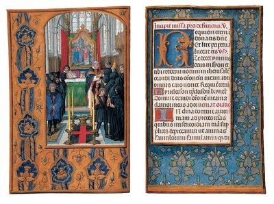 Folios del Libro de Horas Rothschild, Gante o Brujas, c.1505 de Flemish School