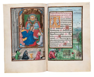 Folios del Libro de Horas de Rothschild, Gante o Brujas, c.1505 de Flemish School