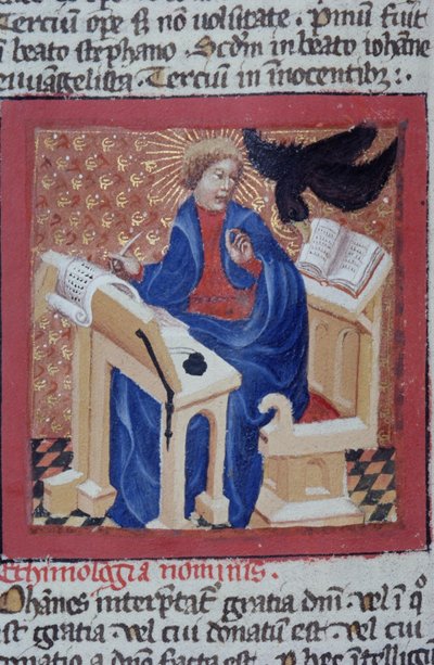 Página del Ms Gen 1111 de la Legenda Aurea, Brujas de Flemish School