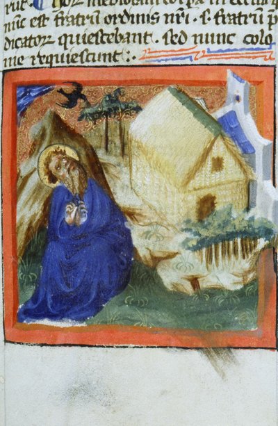 Página del Ms Gen 1111 de la Legenda Aurea, Brujas de Flemish School