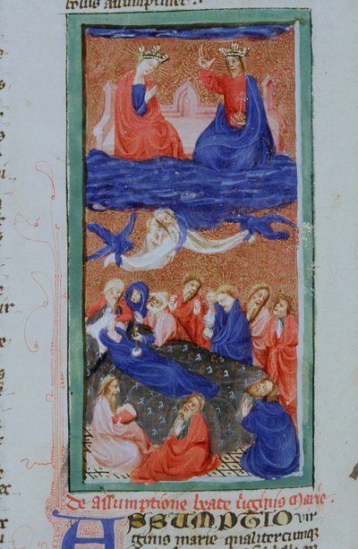 Página de la Legenda Aurea, Brujas, c.1400-10 de Flemish School