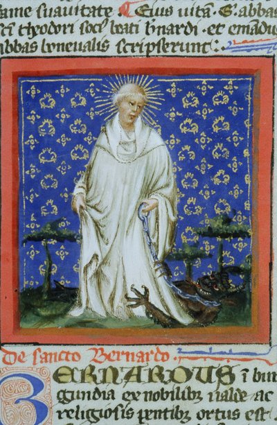 Página de la Legenda Aurea, Brujas, c.1400-10 de Flemish School