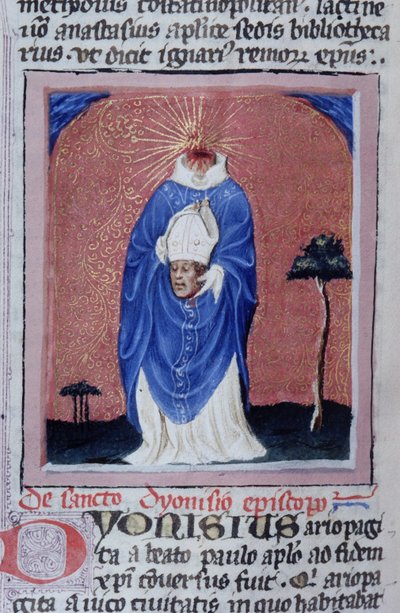Página de la Legenda Aurea, Brujas, c.1400-10 de Flemish School