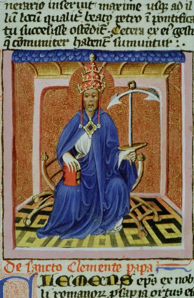 Página del Legenda Aurea, Brujas, c.1400-10 de Flemish School