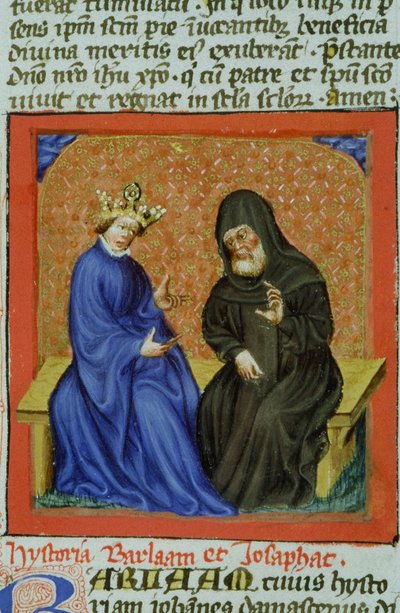 Página del Legenda Aurea, Brujas, c.1400-10 de Flemish School