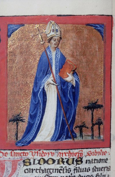 Página del Legenda Aurea, Brujas, c.1400-10 de Flemish School